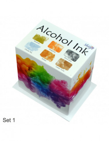 Shilpi Alcohol Ink Pack of 6 - 11 different sets Set Set 1