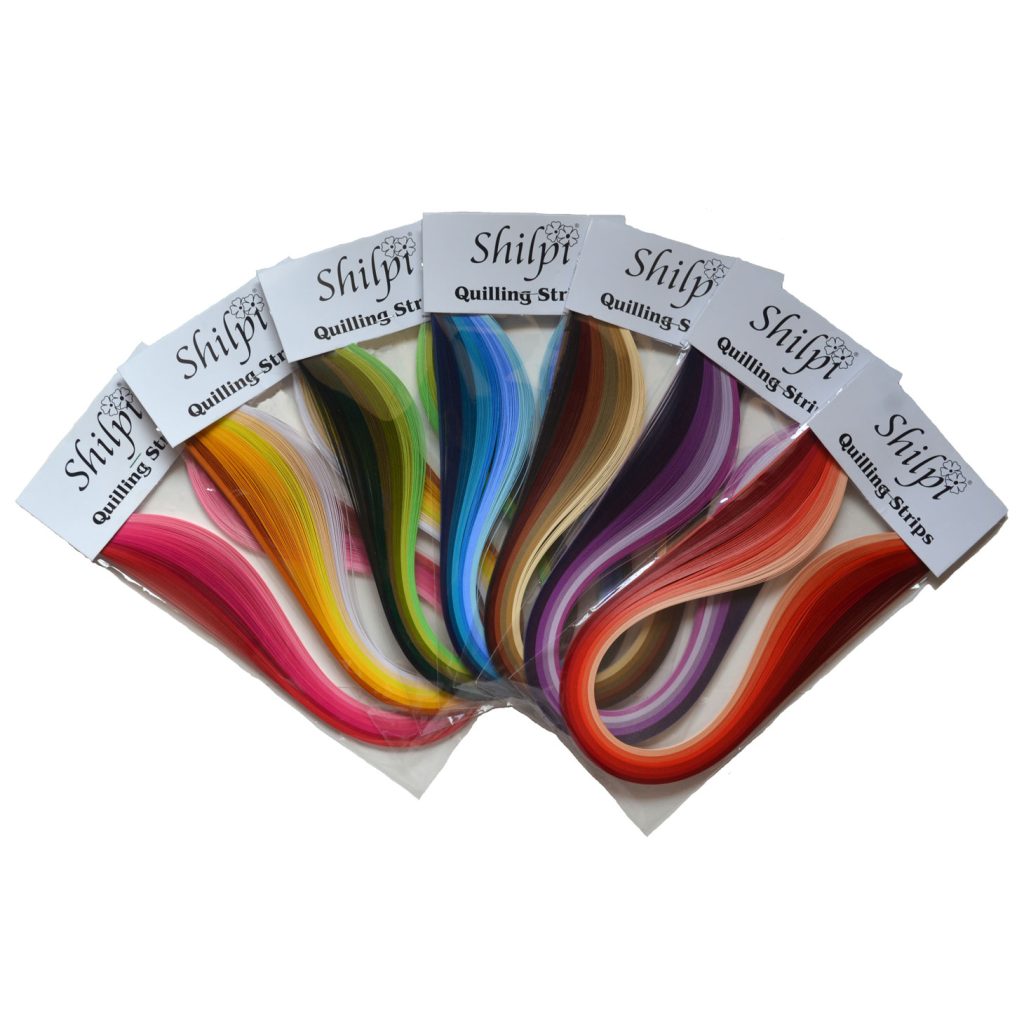 Shilpi Quilling Strips Family Packs